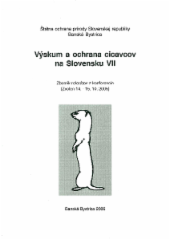 Výskum a ochrana cicavcov na slovensku